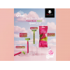 QUEEN FIXED HEAD 5 DISPOSABLE RAZORS TWIN BLADES FOR WOMEN